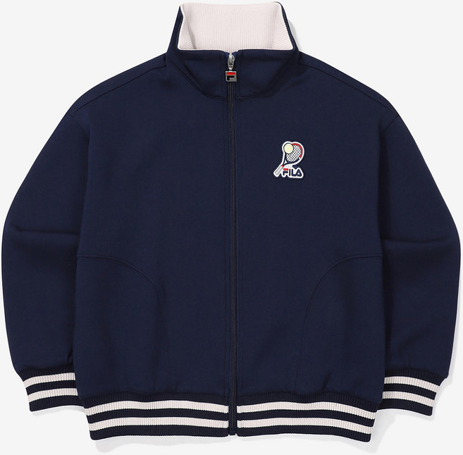 휠라키즈 아동용 테니스 플리스 집업 FK2FTF1201X