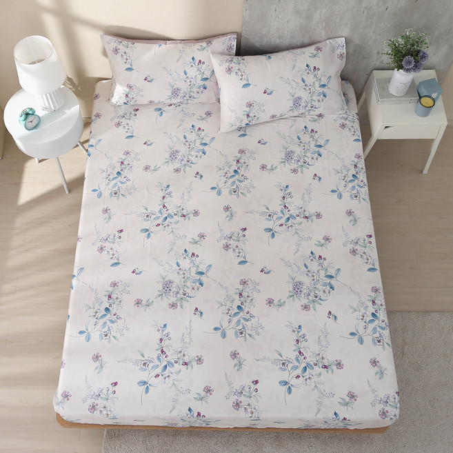 Hong Yew Bedding 鴻宇寢飾 2373 300織床包 + 枕套 2個