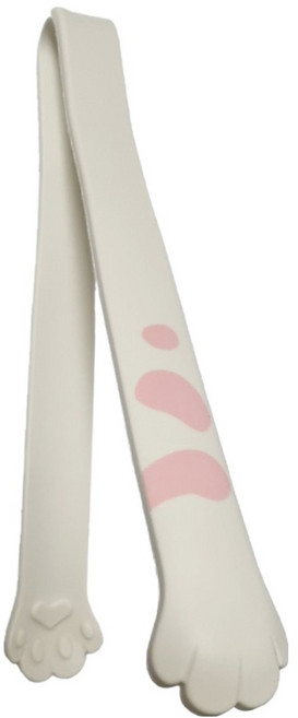 푸코 실리콘 캐치캣 집게 소, 화이트, 1개