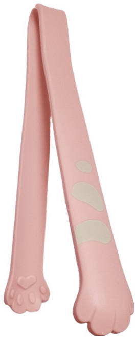 푸코 실리콘 캐치캣 집게 소, 핑크, 1개