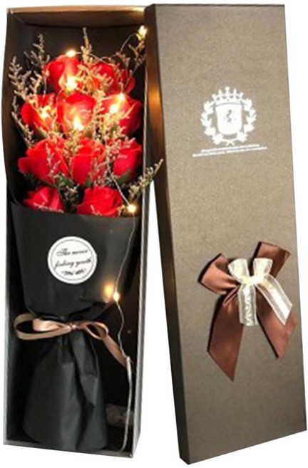 Mass 生活好物 玫瑰香薰永生花禮盒, 紅玫瑰