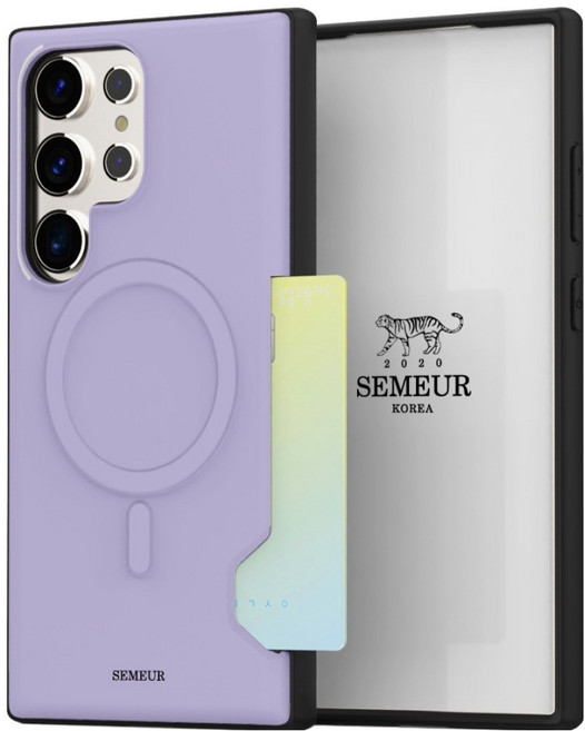 SEMEUR Vivid Glow MagSafe 可收納2張卡片 手機殼