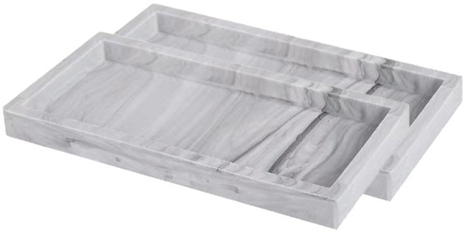 마켓피오 홈 고급 테이블 다용도 실리콘 트레이 2p, 타입1