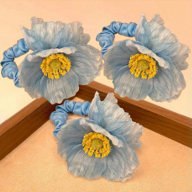 비비뮤아 하와이안 봄여자 꽃 휴양지 머리끈 SH040 3p