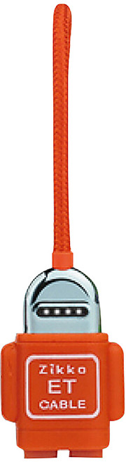 Zikko 即刻 外星人 USB-Lightning傳輸線, 15cm, 1條, 藍色