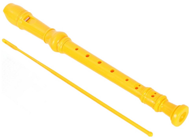 파이네스트원 저먼식 8홀 G 리코더, 옐로우, 1개