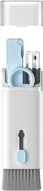 온트리 컴퓨터 휴대폰 만능 청소 브러시 세트, 스카이, 1세트