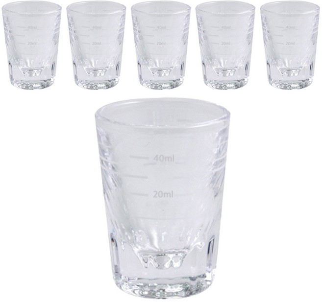 3라인 샷잔, 6개