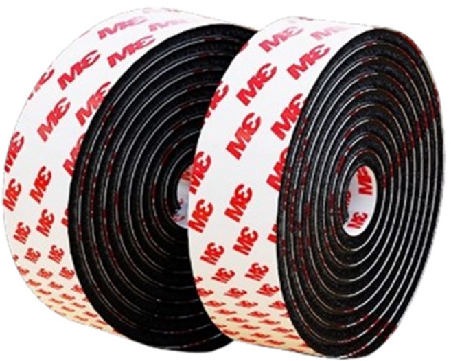 파리박사 벨크로 테이프 세트 블랙 2cm x 2m, 1세트