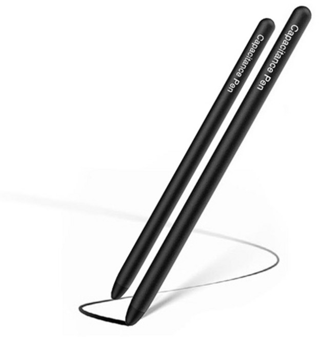 디이펙트 만능 터치펜, 2개, 블랙