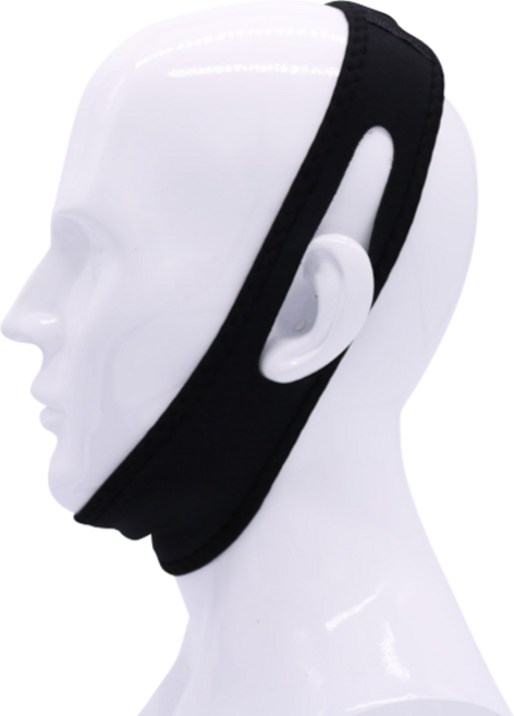 안이네 수면 입벌림 방지 밴드 블랙, 1개