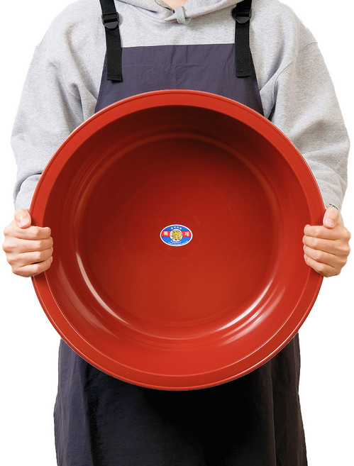 리빙패밀리 플라스틱 빨간 다라이, 1개