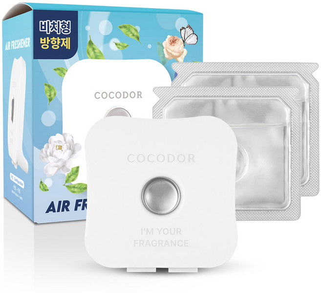 코코도르 비치형 방향제 본품 케이스 + 리필 12ml x 2p 세트 프렌치 라벤더, 24ml, 1개