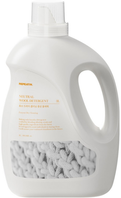 리피트인 클린부스트 효소 중성 울세제 본품, 3L, 1개