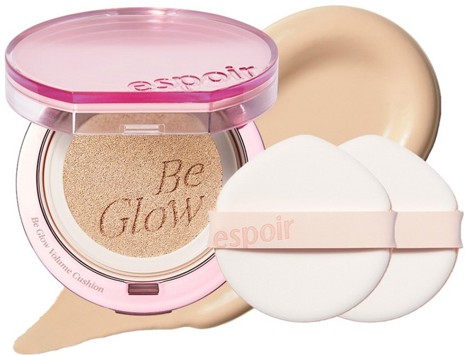 에스쁘아 비글로우 볼륨 쿠션 파운데이션 13g + 퍼프 2p 세트, 21호 아이보리, 1개