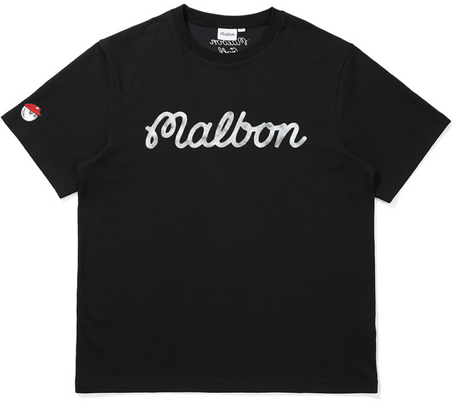 말본 남녀공용 그라데이션 유니 라운드 티셔츠