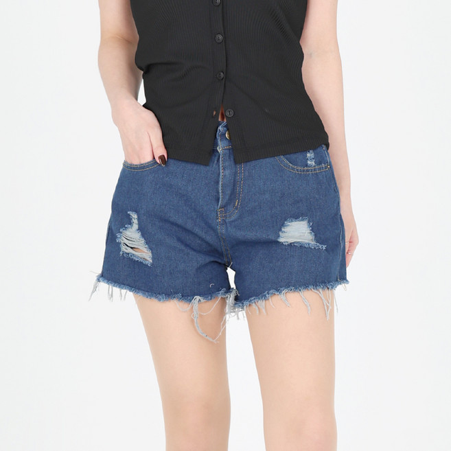 닷이프 여성용 캘린 스크래치 반바지 P25SS1-A1921