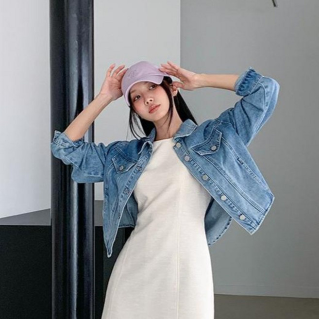 반에이크 여성용 후다포켓데님JK