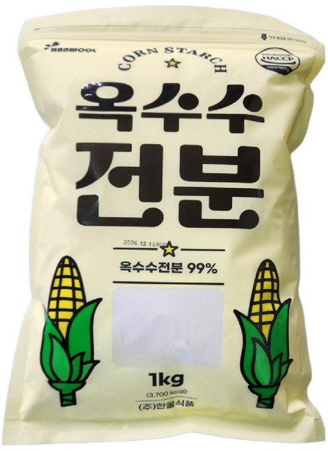 한울식품 옥수수 전분, 1kg, 1개