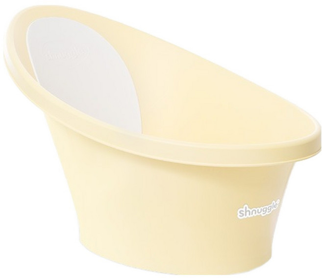 슈너글 온도감지 플러그 아기욕조, 바나나우유