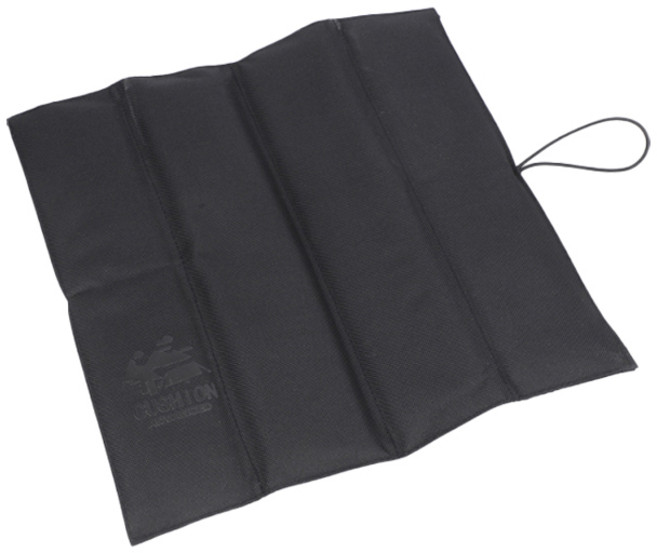 에버하우스 휴대용 접이식 방수 등산방석 매트, 블랙