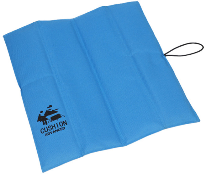 에버하우스 휴대용 접이식 방수 등산방석 매트, 블루