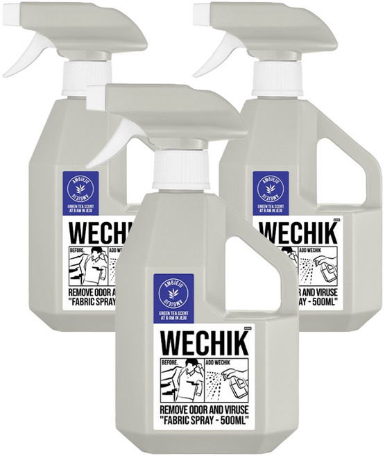 위칙 소독 섬유탈취제 본품, 500ml, 3개