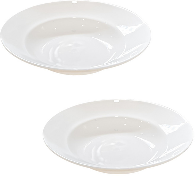 한국도자기 본차이나 쿠잉 파스타볼, 2개, 화이트