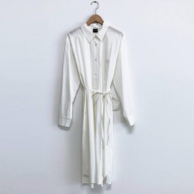 반에이크 롱셔츠 원피스