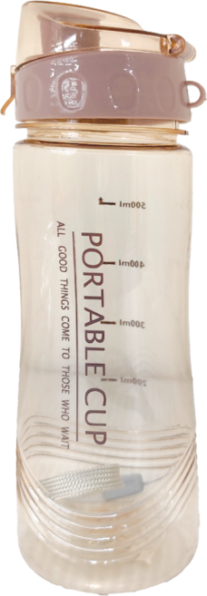 日本 FOREVER 彈蓋式直飲曲線運動水壺, 1個, 520ml, 藕粉色