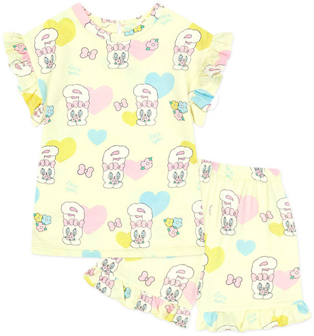 milkmilelolo Esther Bunny女童款Shine Pure室內上下套裝