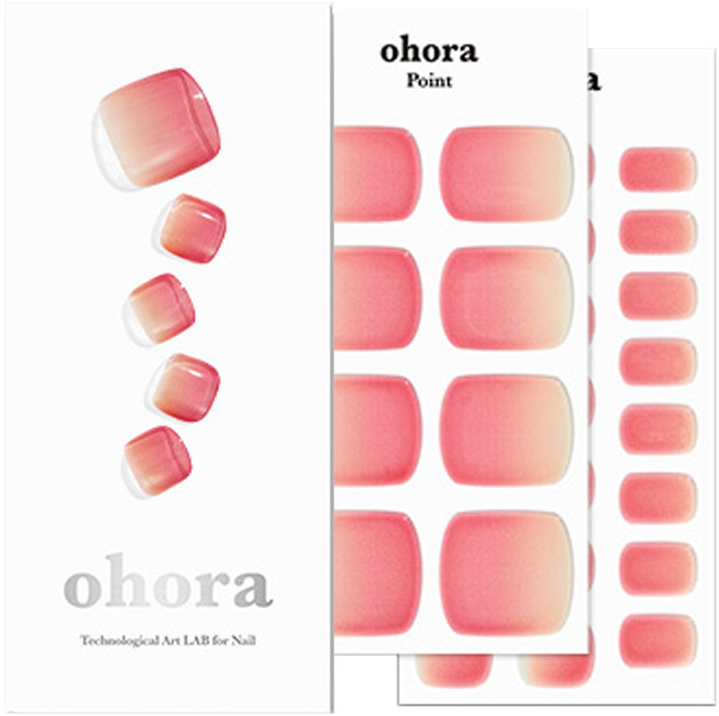 오호라 젤 스트립 페디, 코랄, 1개