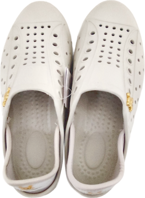 BORUI 柏睿鞋業 兒童款維尼飾品造型休閒鞋 522538A, 220mm, 米白色