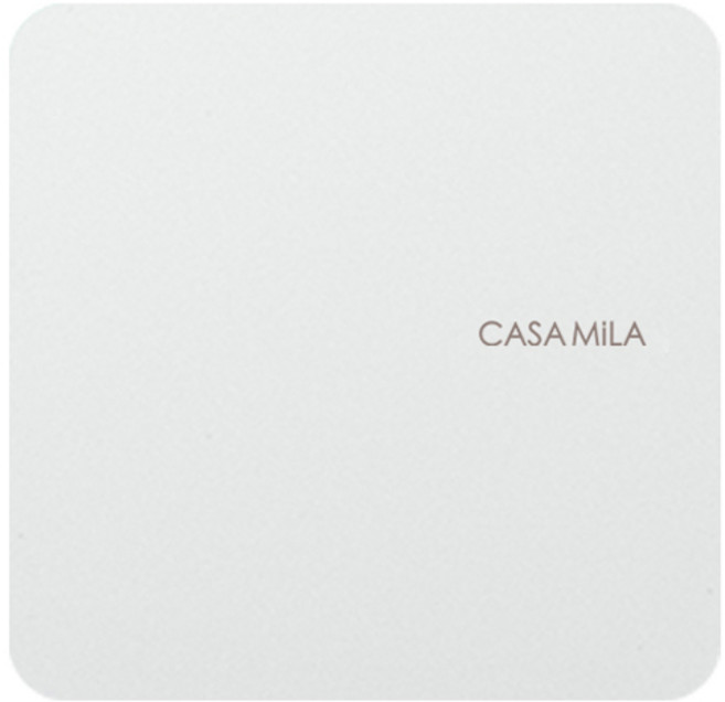 까사밀라 파스텔 사각 인덕션 매트 18cm, 아이보리, 1개