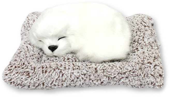 오토크루 잠자는 강아지 제습 탈취인형 사모예드 소, 1개, 90g