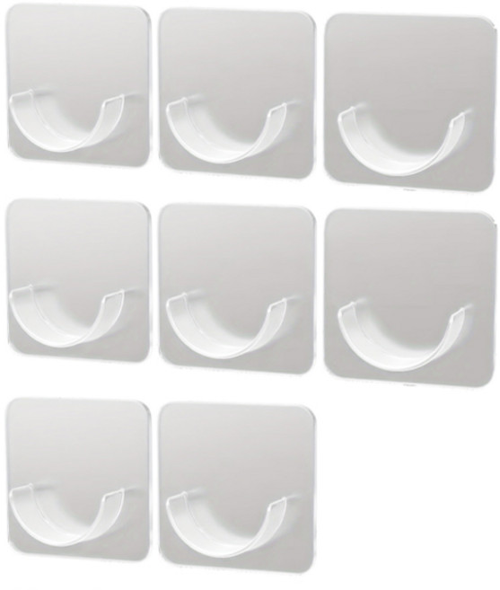 다용도 접착식 압축봉 홀더 8p