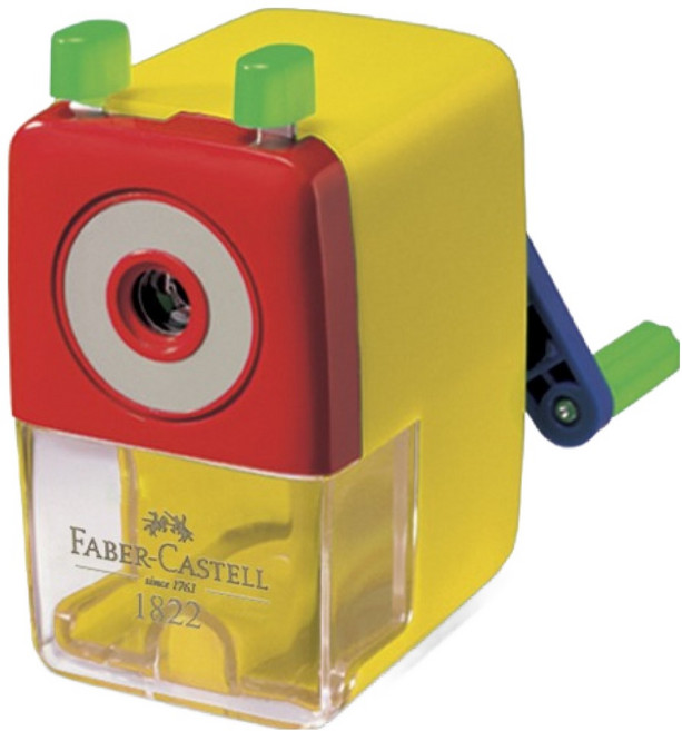 파버카스텔 핸들 연필깎이 빅 1822, 옐로우, 1개