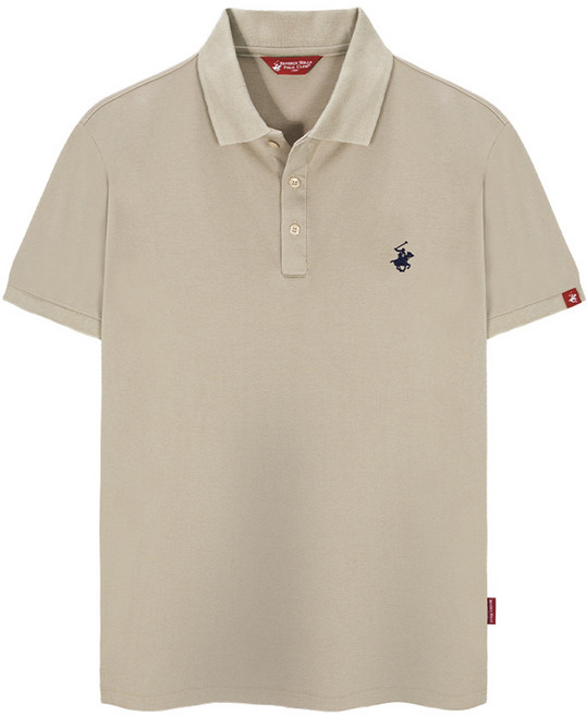 비버리힐스폴로클럽 남녀공용 자수 로고 PK 반팔 카라 티셔츠 CPX0T01