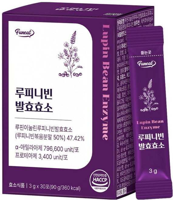 퍼니트 루피니빈 발효효소 30p, 90g, 1개