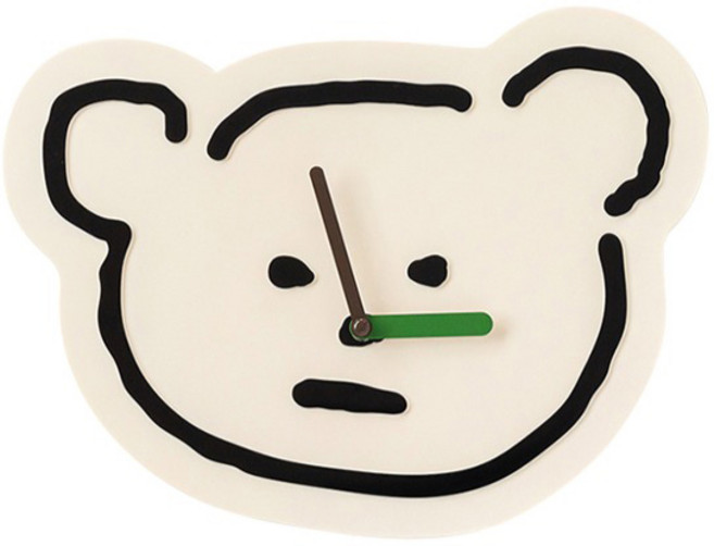 브런치브라더 로마네 Brunch Brother 365 베어 벽시계, 베어 페이스