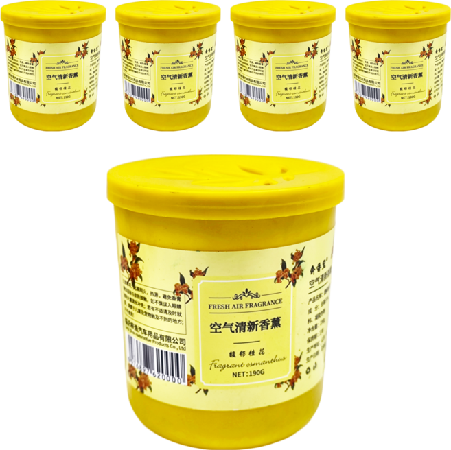 小麥購物 香氛擴香膏 S028 220g 5罐, 桂花
