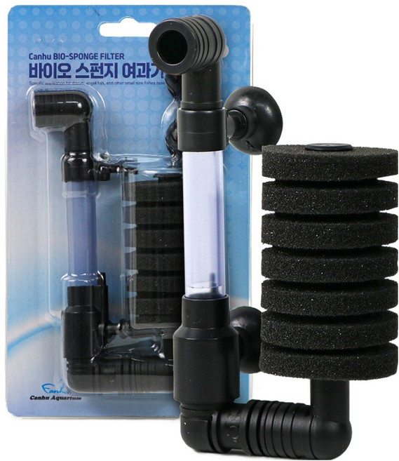 칸후아쿠아리움 어항 스펀지 여과기 SB-2801, 1개, 0W