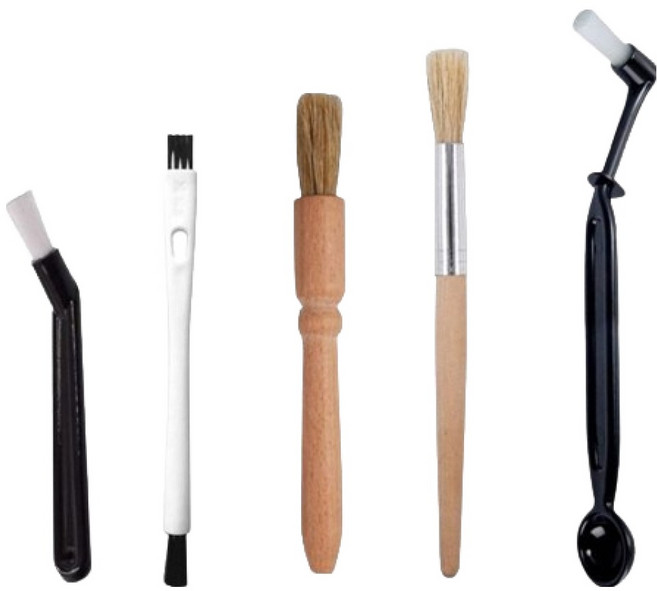 브이로즈 청소 커피브러쉬 5종 세트, A타입, 1세트