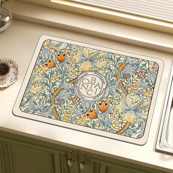 비비드하우스 빠르게 흡수되는 싱크대 식기 건조 매트, TYPE A, 1개, 1단