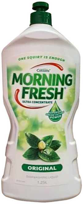 MORNING FRESH 魔力芬 Dishwashing Liquid 超濃縮洗碗精 原味, 1.25L, 1瓶