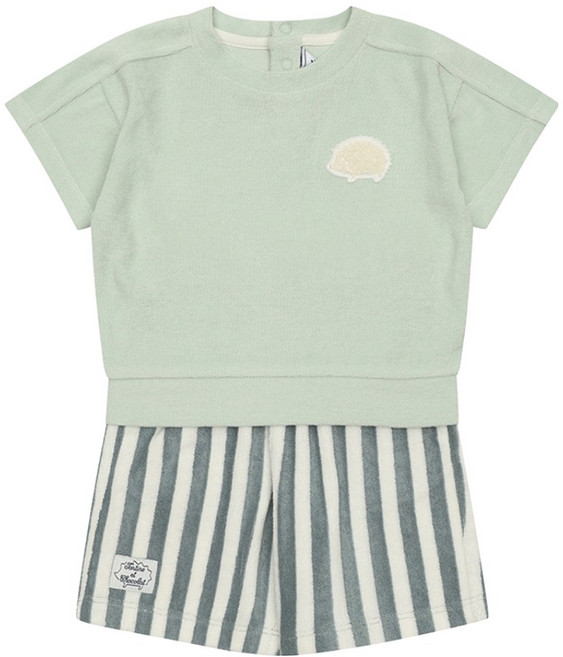 Tartine et Chocolat BP Eric 嬰幼兒毛圈布上下衣套裝