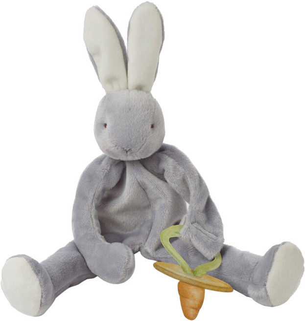 Bunnies by the Bay 安撫娃娃系列 奶奶兔, 27.9cm, 灰色, 1個