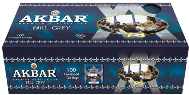 아크바 얼그레이 홍차 티백, 2g, 100개입, 1개