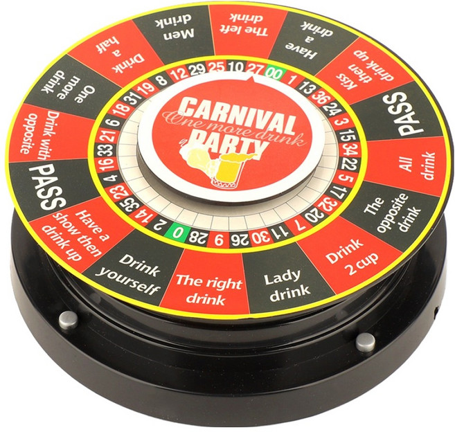 버튼형 자동 드링킹 룰렛 술자리 벌칙 게임, 혼합색상, 1개