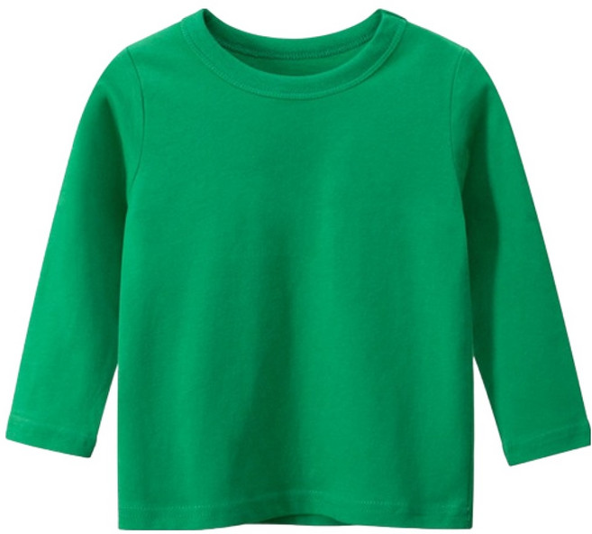 조이멀티 엠케이 아동용 무지 베이직 이너 긴팔 티셔츠